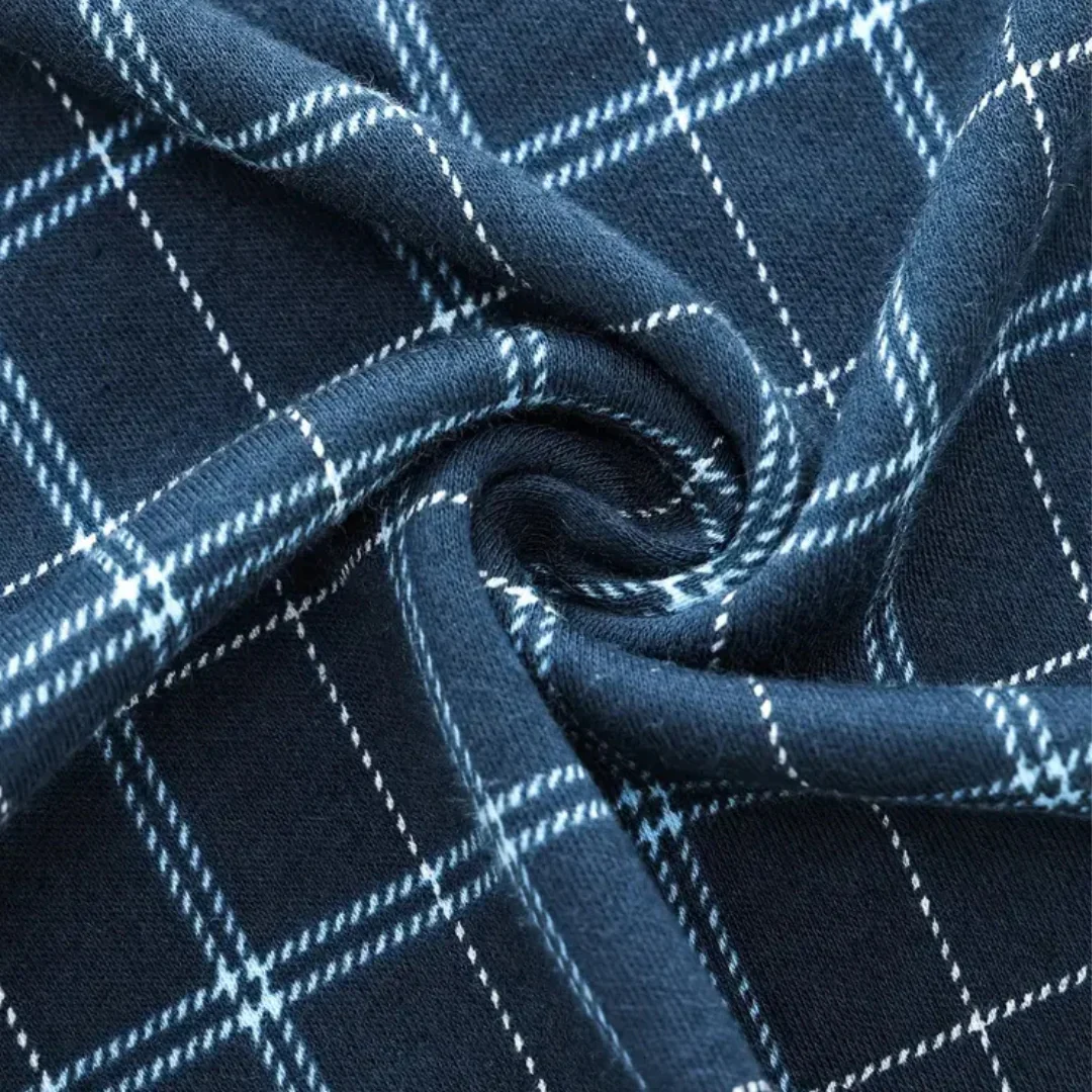 100% Cotton Checkered Pajamas - Image 6