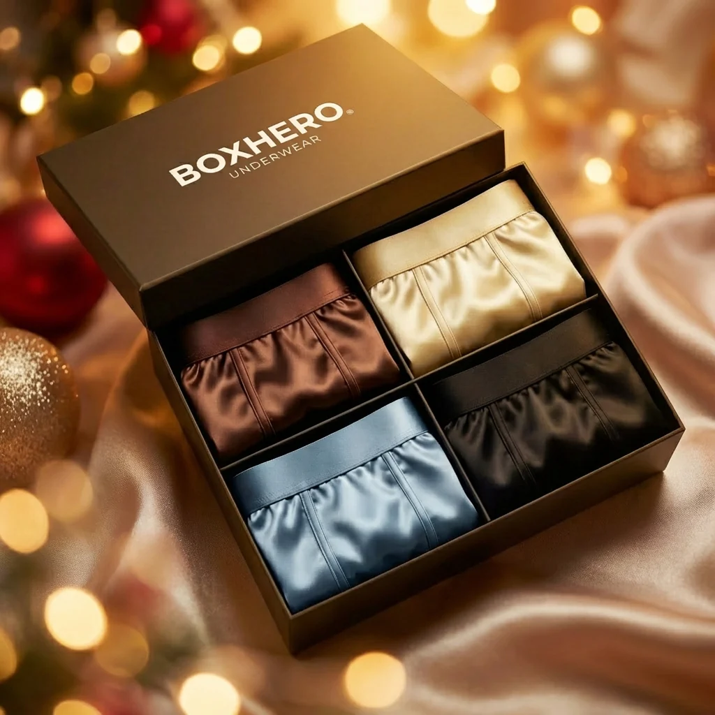Boxers Reinvented: Boxhero Premium Silk Boxer Shorts - Image 12