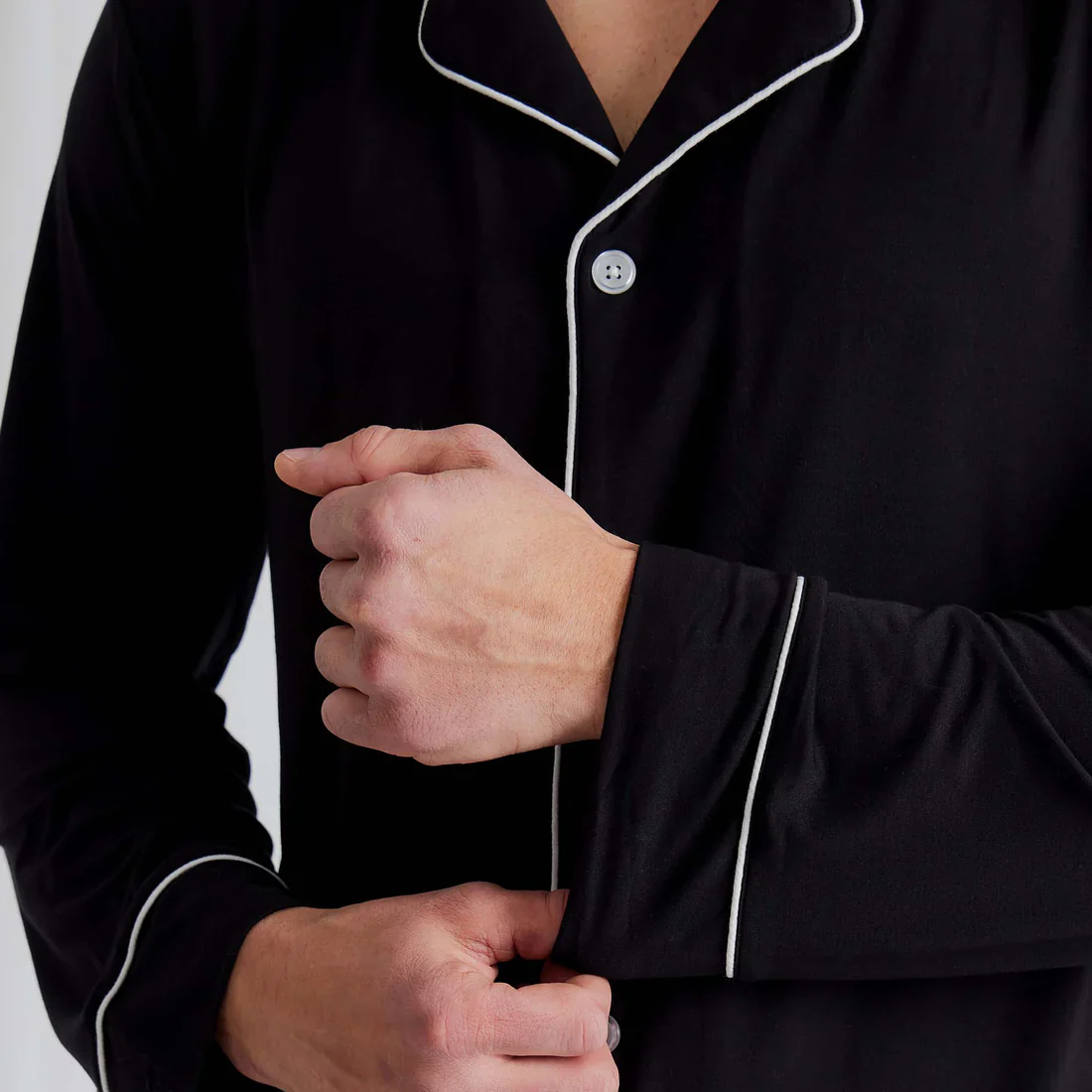 Buttoned Bamboo Fiber Pajama - Image 4