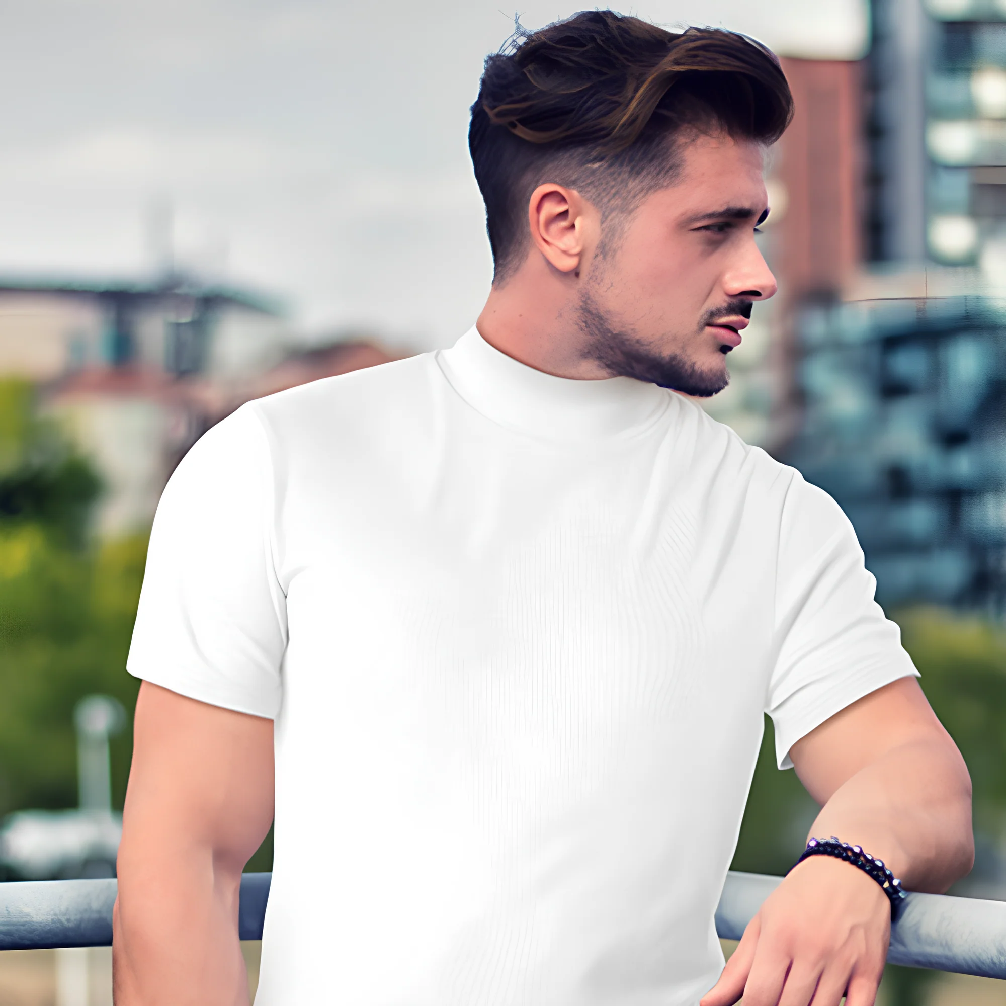 EvoFit High-Collar T-Shirt - Image 8