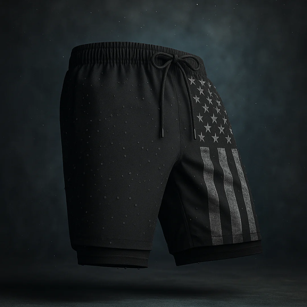 BoxHero USA Quick-Dry Swim Trunks with Built-In Liner - Image 10